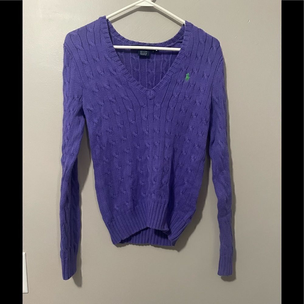 Ralph Lauren Sport v neck sweater